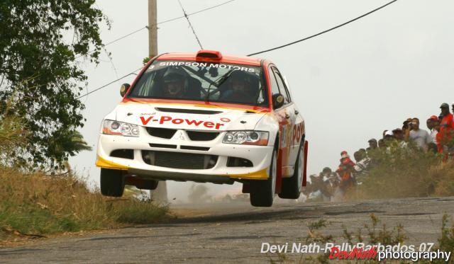 Rally Barbados 2007 - Trevor Manning Evo 8